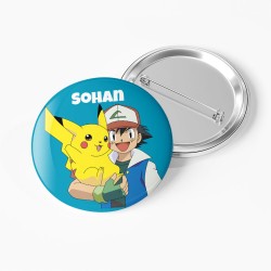 Insignia para personalizar - Pokmon Ash. n1