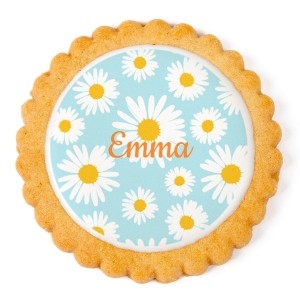 Galleta personalizada - Marguerite Bleu