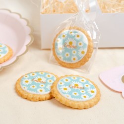 Galleta personalizada - Marguerite Bleu. n1