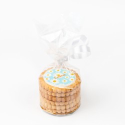 Galleta personalizada - Marguerite Bleu. n3