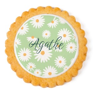 Galleta personalizada - Margarita Verde