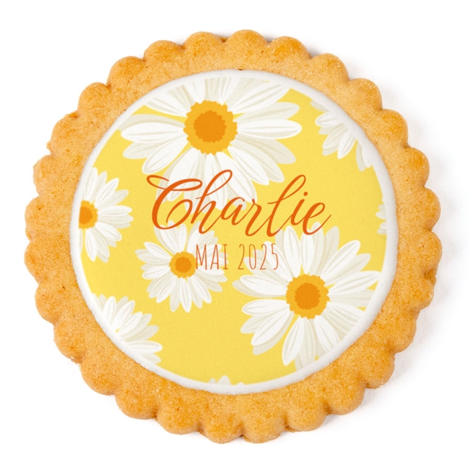 Galleta personalizada - Margarita Amarilla 