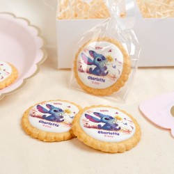 Galleta personalizada - Stitch Butterfly. n1