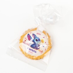 Galleta personalizada - Stitch Butterfly. n5