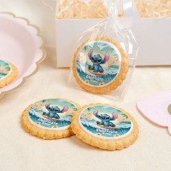 Galleta personalizada - Stitch Hawaii. n1