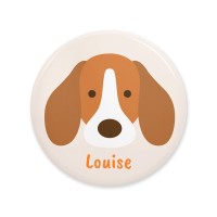 Chapa para personalizar - Perro Beagle