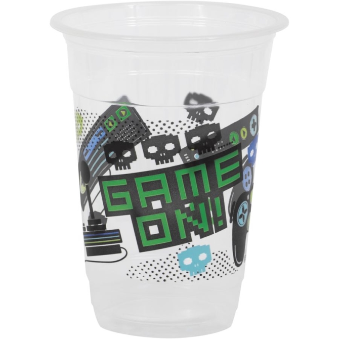 8 Vasos Gamer Birthday 