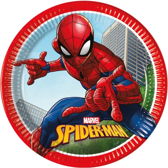 Caja de fiesta grande de Spiderman Crime Fighter 